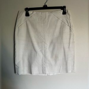 Banana Republic White Pencil Skirt